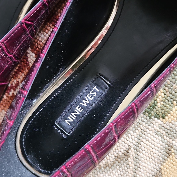 Super Fun Wine Colored Flats Medium Width - Picture 4 of 4